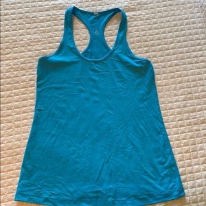 Lululemon neon blue tank